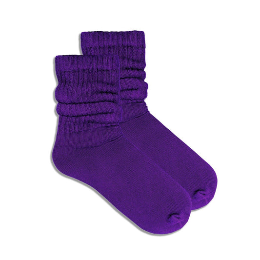 Slouch Socks (Adult Medium - Women's Shoe Sizes 5-10) - Halloween Colors (2-Pack)