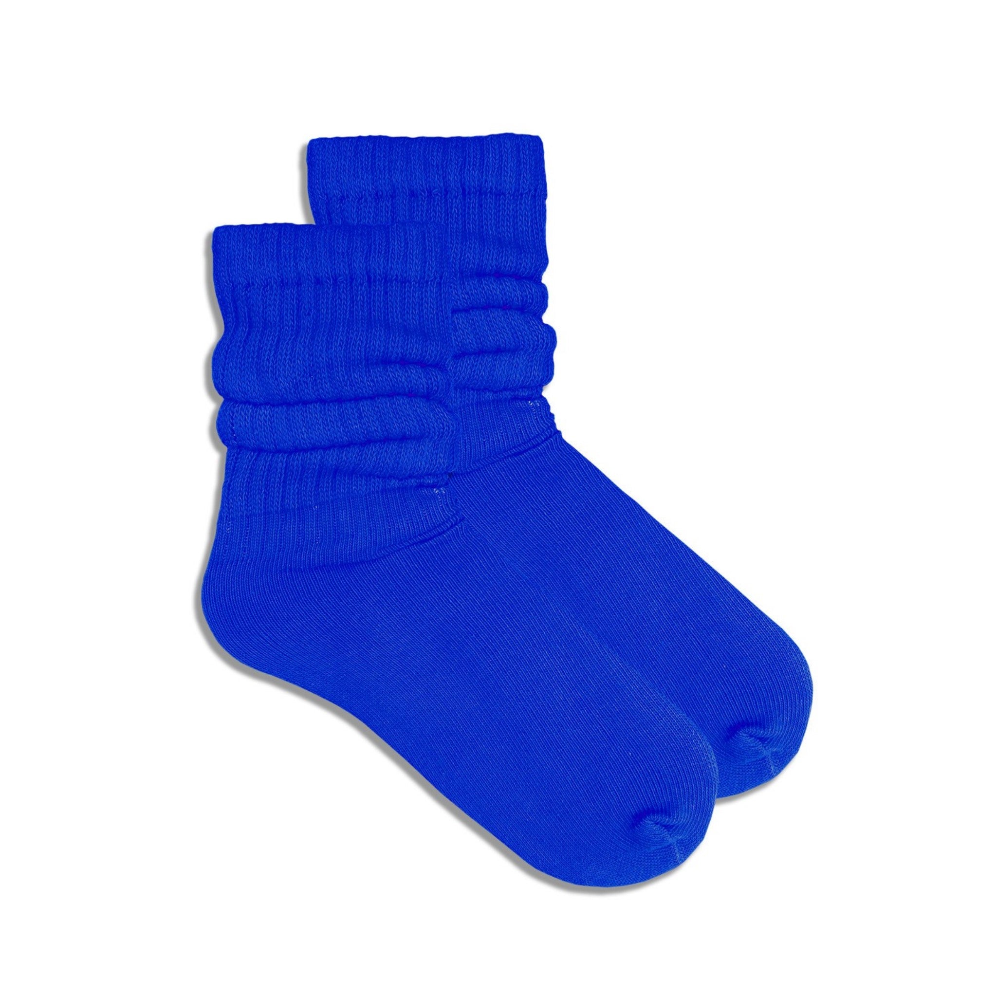 Royal Blue Slouch Socks