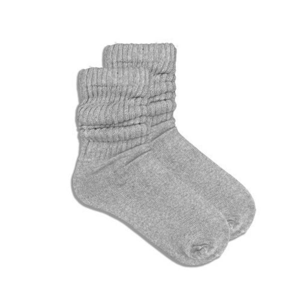 Grey Slouch Socks (Adult Medium)