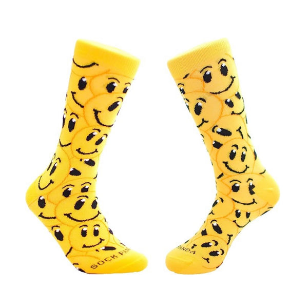 Happy Smiley Face Socks from the Sock Panda