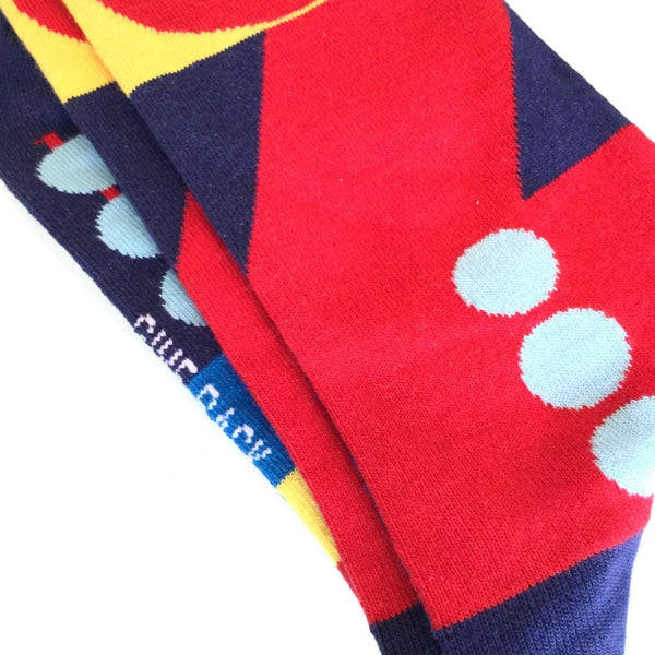 Fun Abstract Geometric Pattern Socks from the Sock Panda (Adult Large)