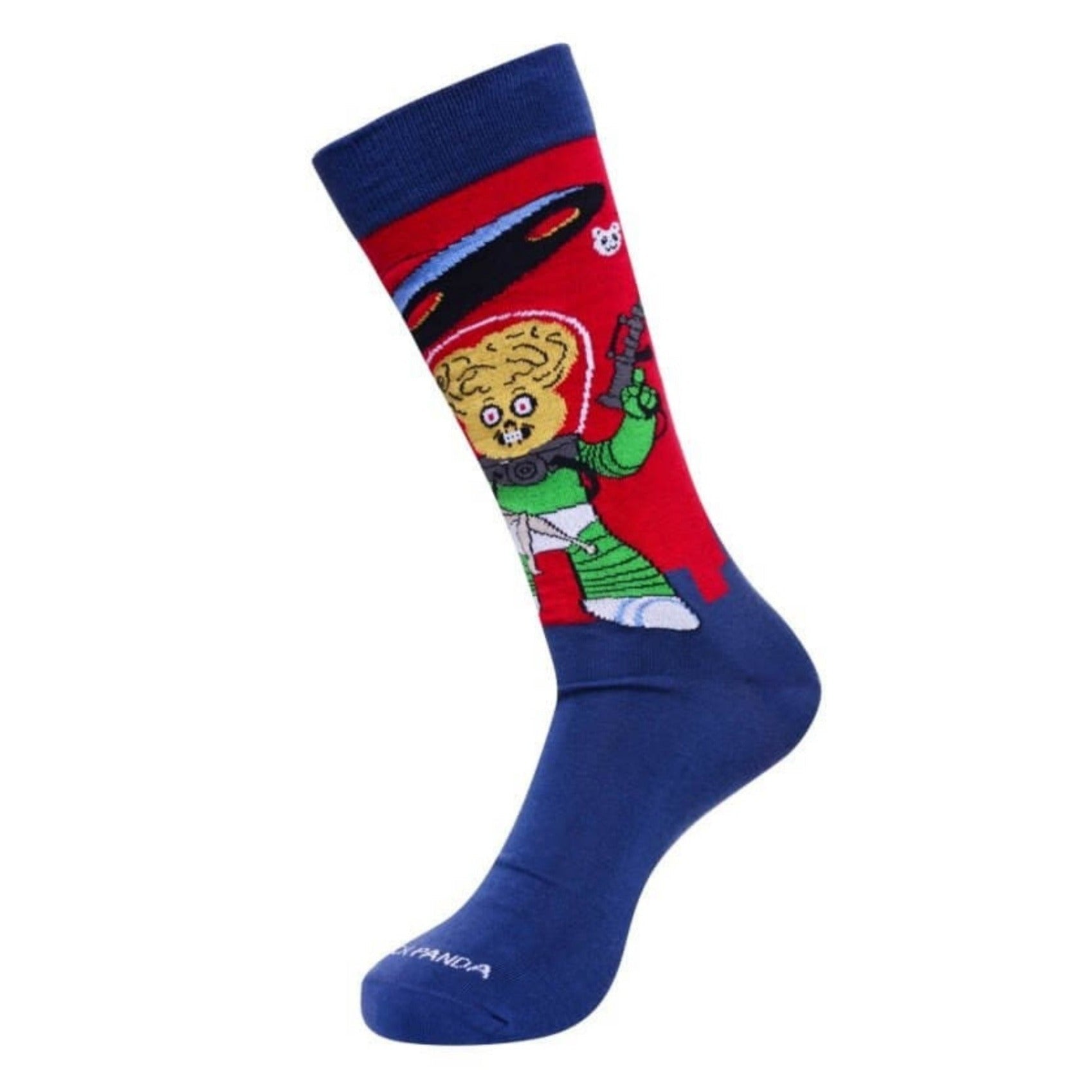 Alien Invasion Socks from the Sock Panda (Adult Large - Men's Shoe Sizes 8 - 12)