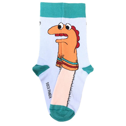 Amusing Sock Puppet Socks from the Sock Panda (Adult Small - Shoe Sizes 2 - 5)