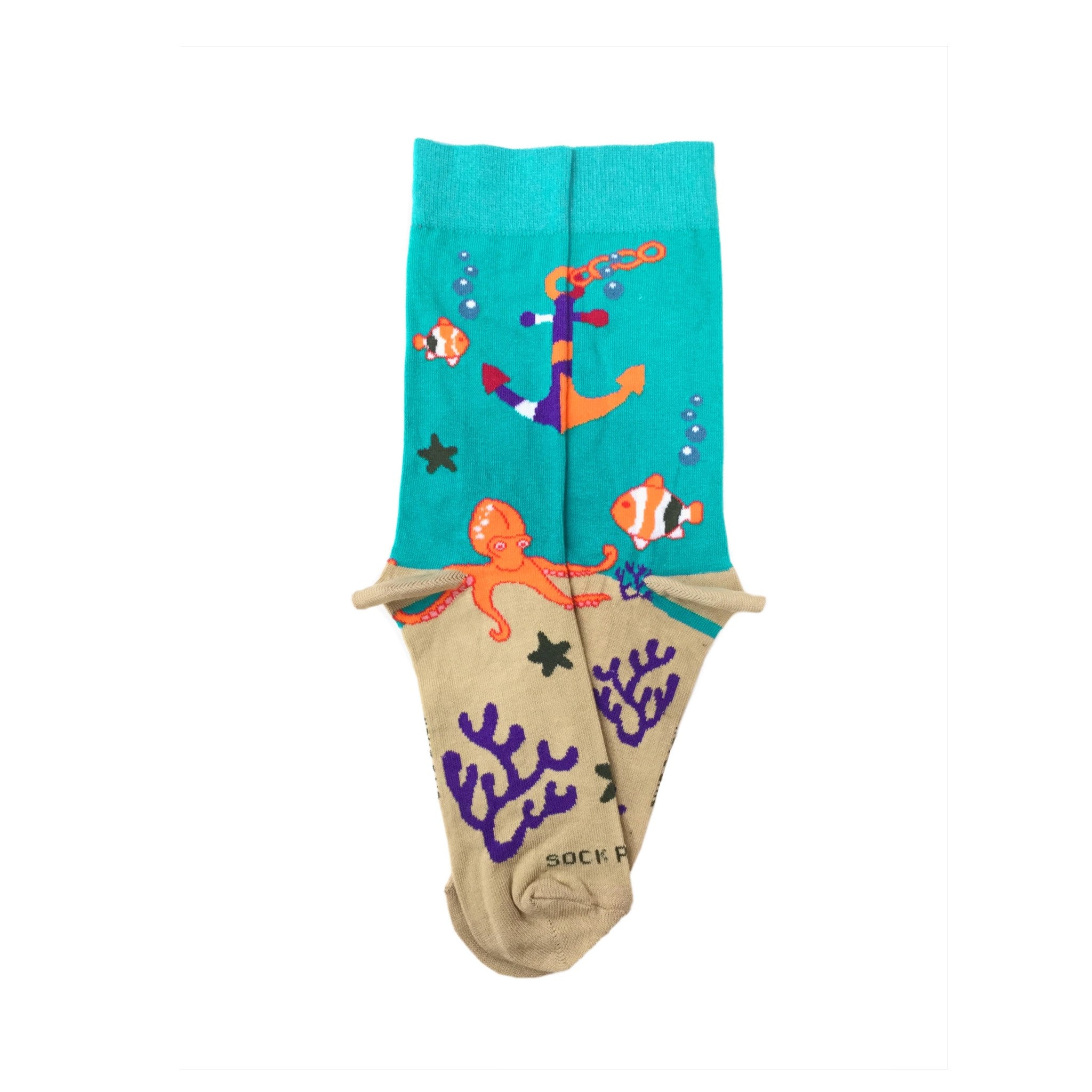 Under the Sea Anchor and Octopus Socks from the Sock Panda