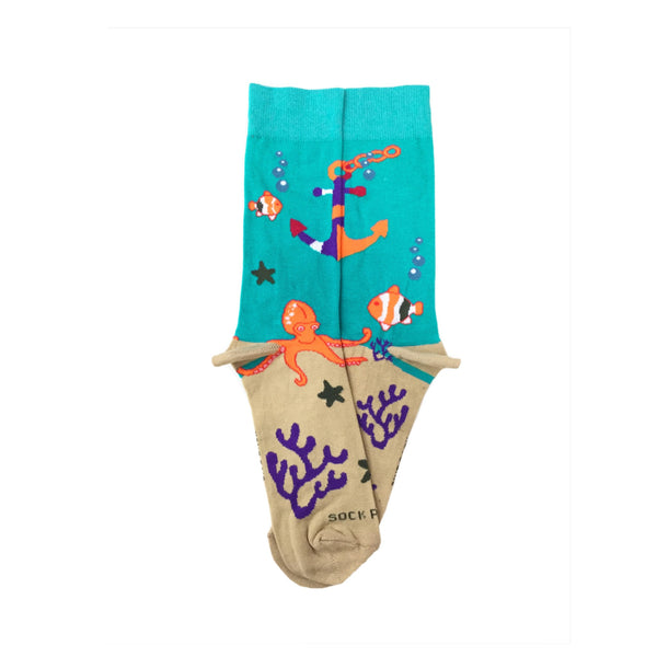 Under the Sea Anchor and Octopus Socks from the Sock Panda