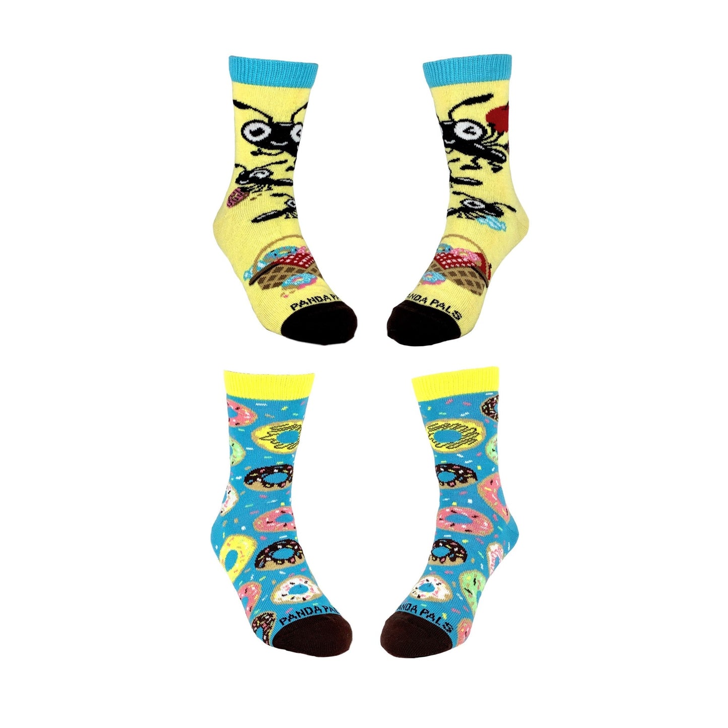 Ant Picnic Donut Feast (2 - Pack) from the Sock Panda (Age 3 - 7)