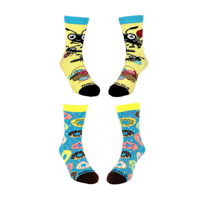Ant Picnic Donut Feast (2 - Pack) from the Sock Panda (Age 3 - 7)