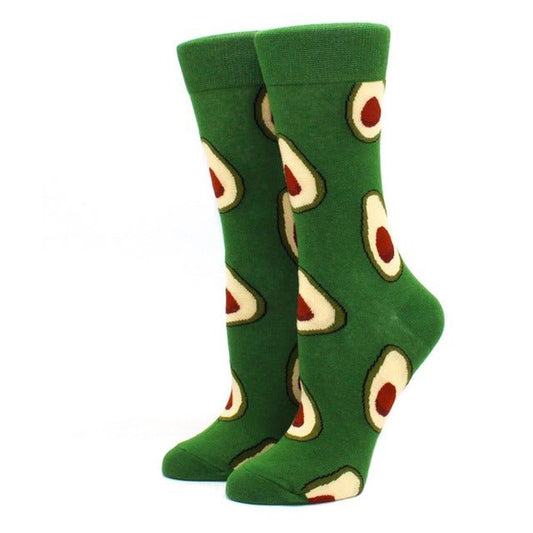 Avocado Patterned Socks from the Sock Panda