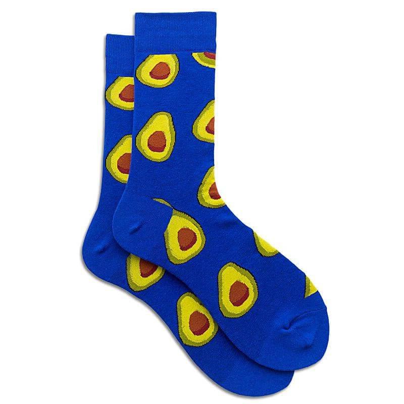 Avocado Patterned Socks from the Sock Panda (Adult Large - Men's Shoe Sizes 8 - 12)