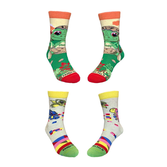Baby Dinosaurs Socks (Set of Two) (Ages 3 - 7)