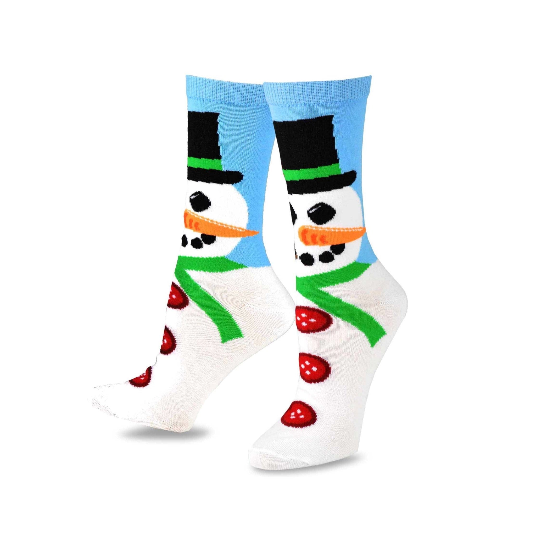 Snowman Socks for Kids (Ages 1-2 & 3-5, 5-7)