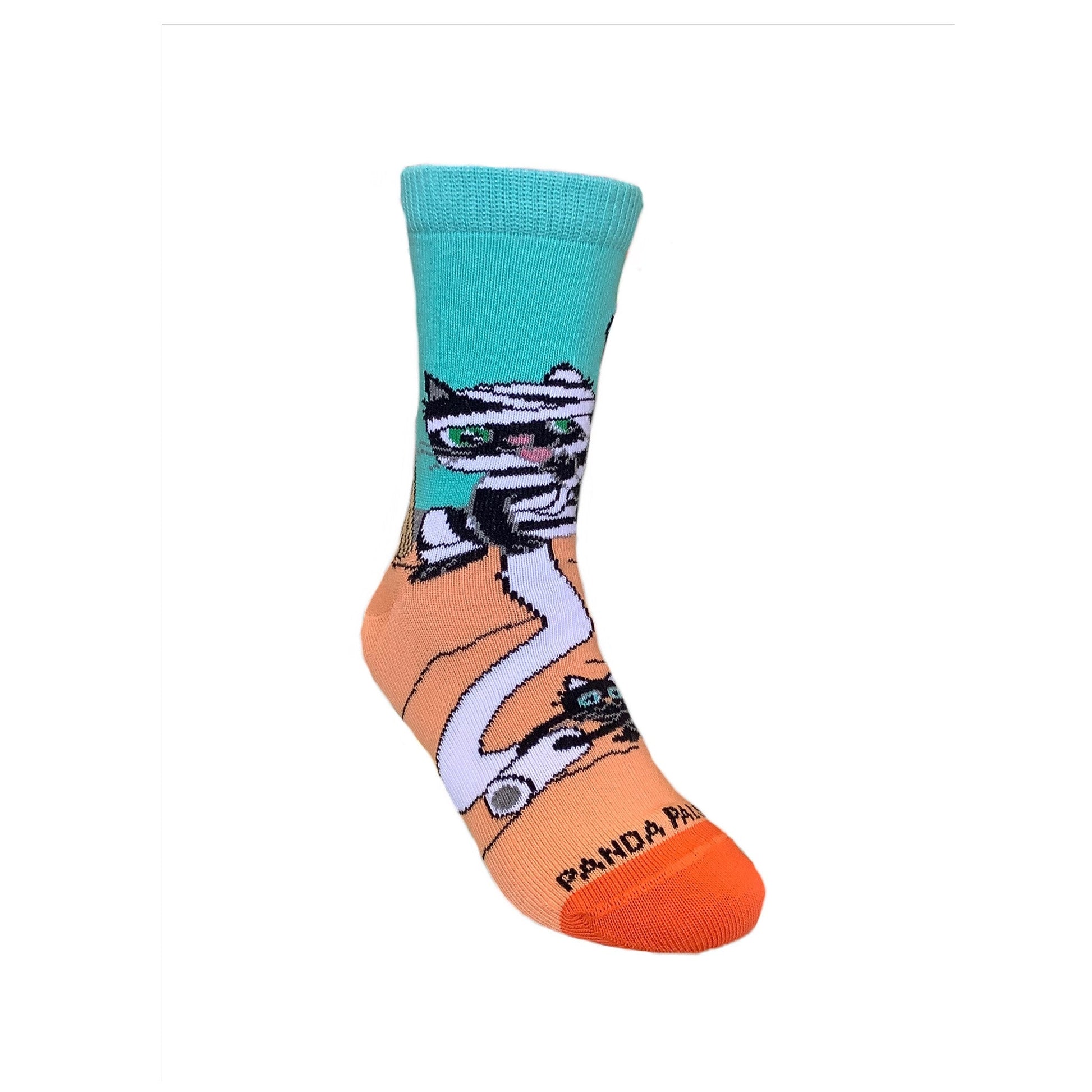 Bad Cat Mummy Socks (Ages 3 - 7) from the Sock Panda