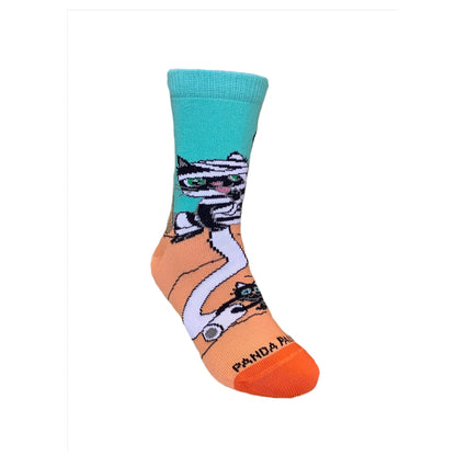 Bad Cat Mummy Socks (Ages 3 - 7) from the Sock Panda