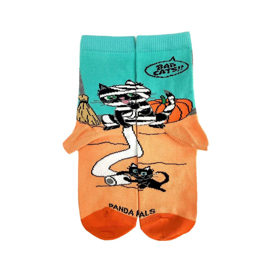 Bad Cat Mummy Socks (Ages 3 - 7) from the Sock Panda