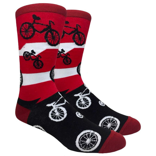 Bicycle Pattern Socks from the Sock Panda (Adult Large - Men's Shoe Sizes 8 - 12)