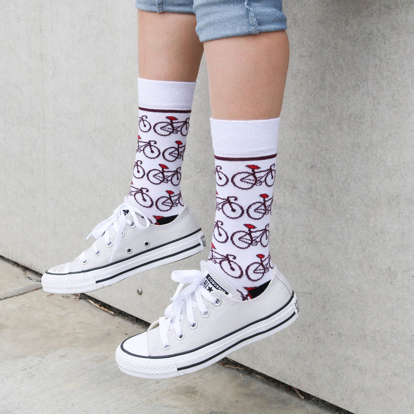 Bicycle Pattern Socks from the Sock Panda (Adult Small - Shoe Sizes 2 - 5)