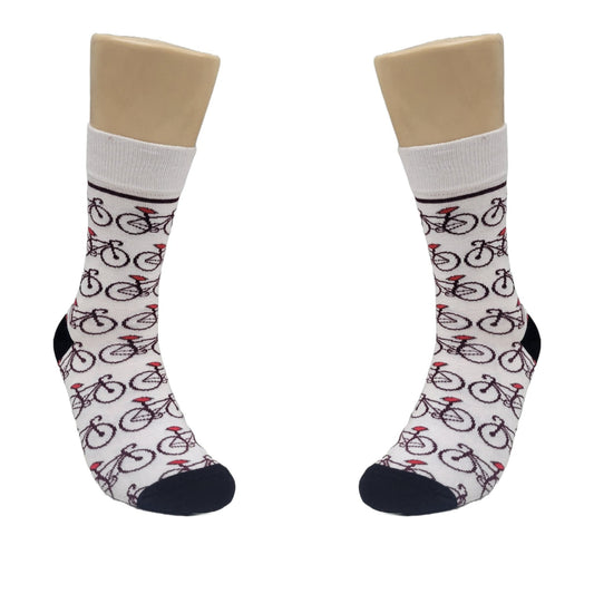 Bicycle Pattern Socks from the Sock Panda (Adult Small - Shoe Sizes 2 - 5)