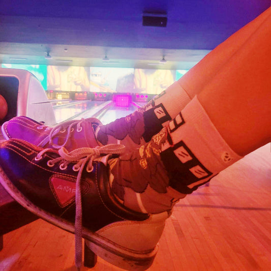 Big Foot Goes Hollywood Socks (Adult Medium - Women's Shoe Sizes 5 - 10)