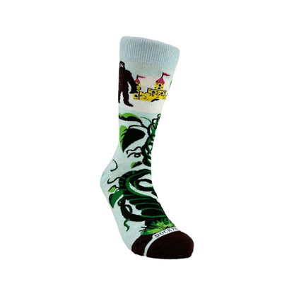 Bigfoot and the Beanstalk Socks from the Sock Panda (Adult Large - Men's Shoe Sizes 8 - 12)