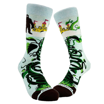 Bigfoot and the Beanstalk Socks from the Sock Panda (Adult Large - Men's Shoe Sizes 8 - 12)