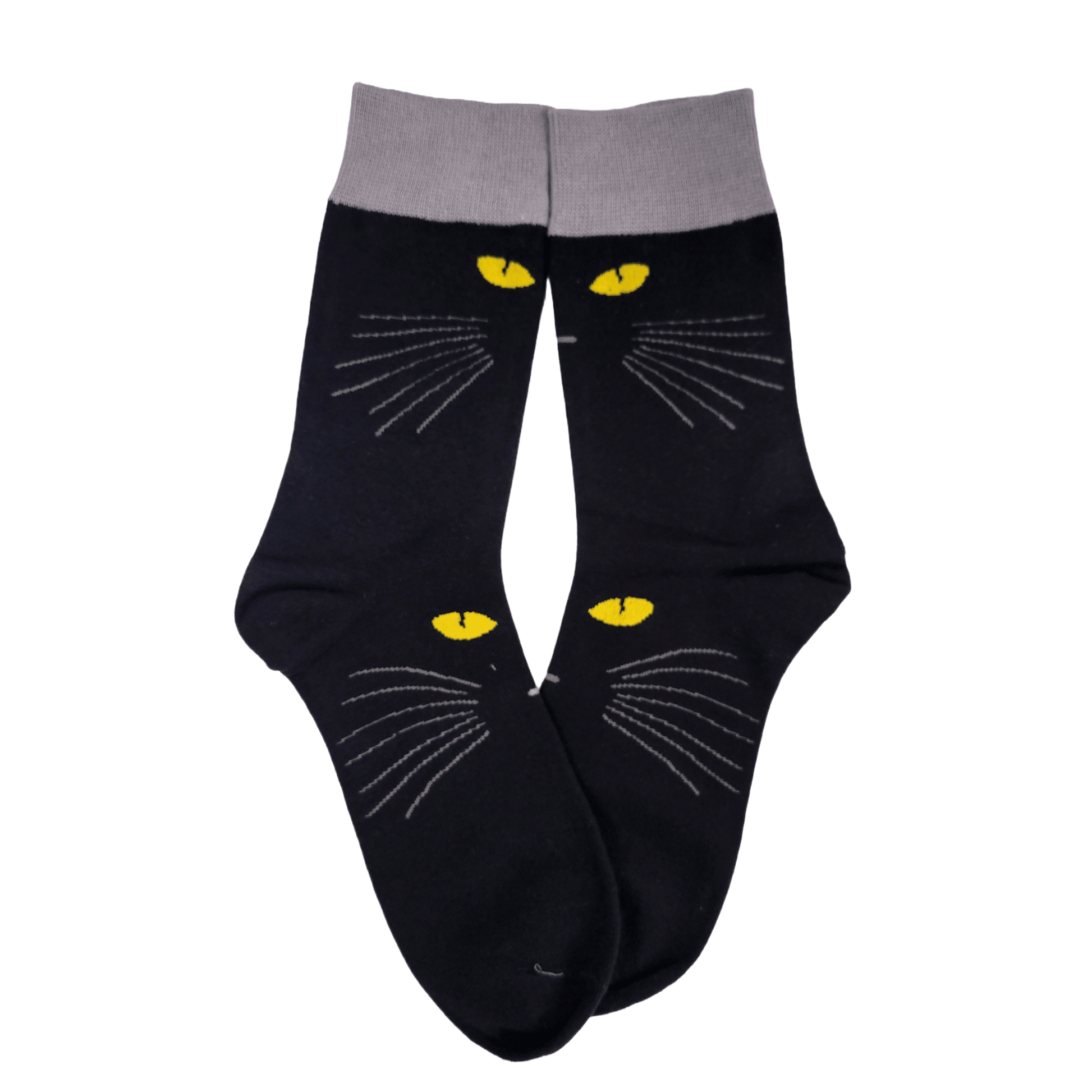 Black Cat Socks from the Socks Panda (Adult Medium - Women's Shoe Sizes 5 - 10)