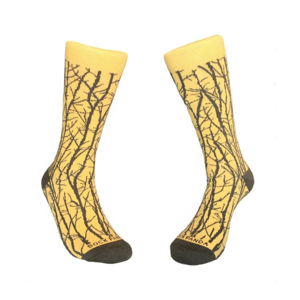 Sophisticated Branch Pattern Socks (Adult Large)