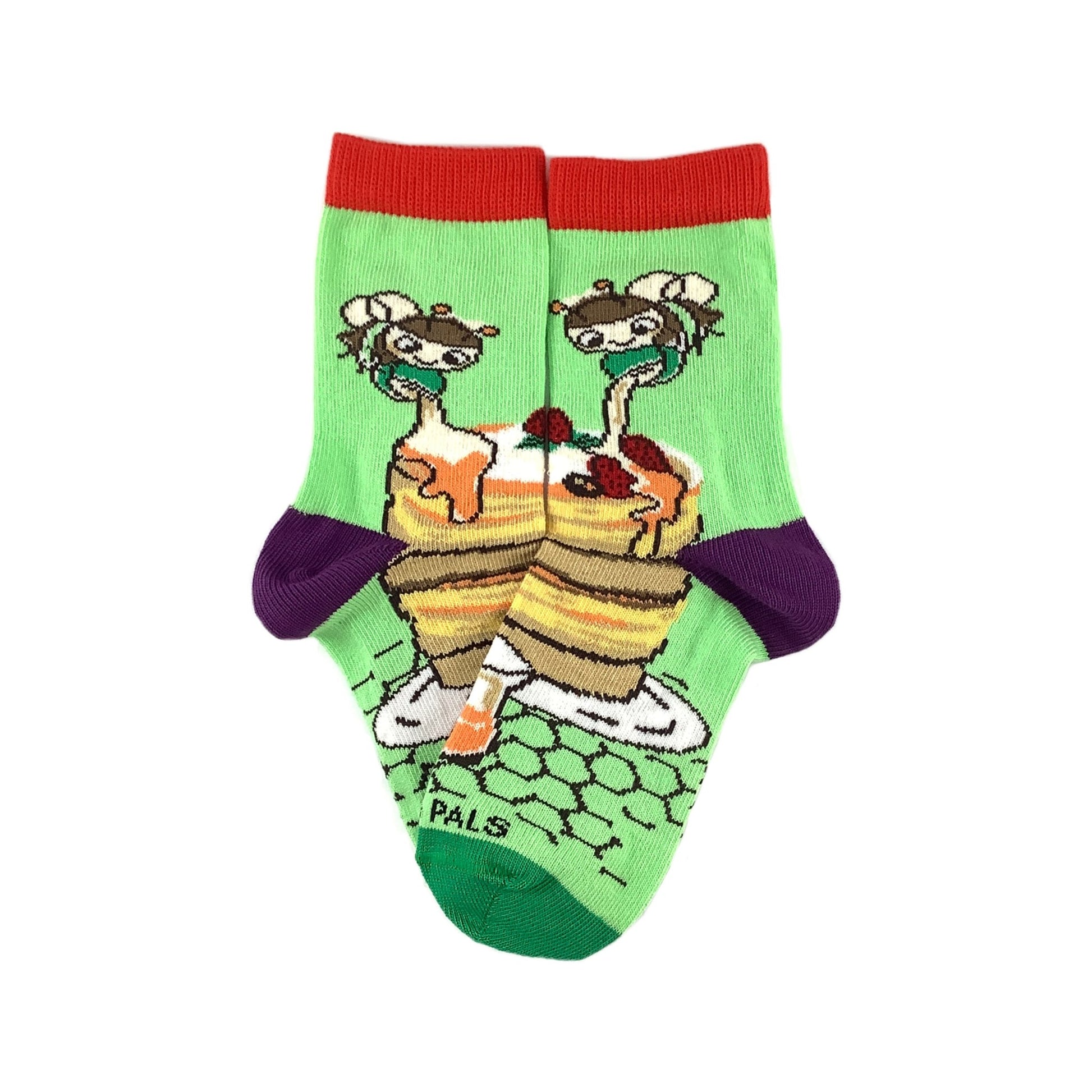 Breakfast Food Socks from the Sock Panda (Set of Two) (Ages 3 - 7)