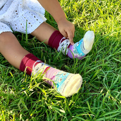 Breakfast Food Socks from the Sock Panda (Set of Two) (Ages 3 - 7)