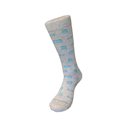 Camera Patterned Socks from the Sock Panda (Adult Large - Men's Shoe Sizes 8-12)