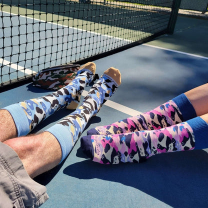 Camouflage Panda Socks from the Sock Panda (Adult Large - Men's Shoe Sizes 8 - 12)