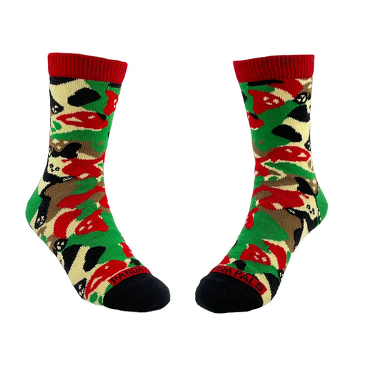 Camouflage Panda Socks from the Sock Panda (Ages 3 - 7)