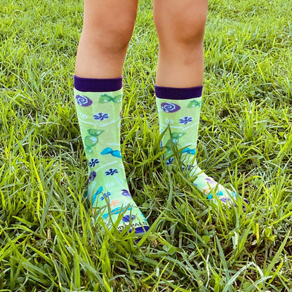 Candy Party Socks (Ages 3 - 7) from the Sock Panda