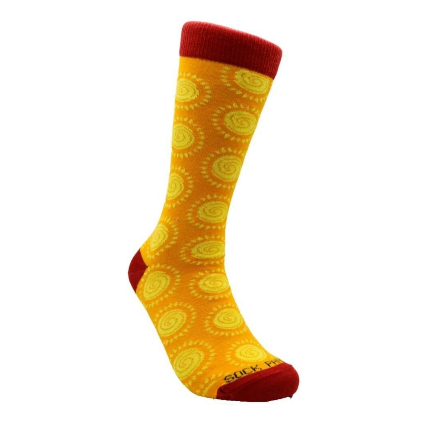 Celestial Sun Pattern Socks from the Sock Panda
