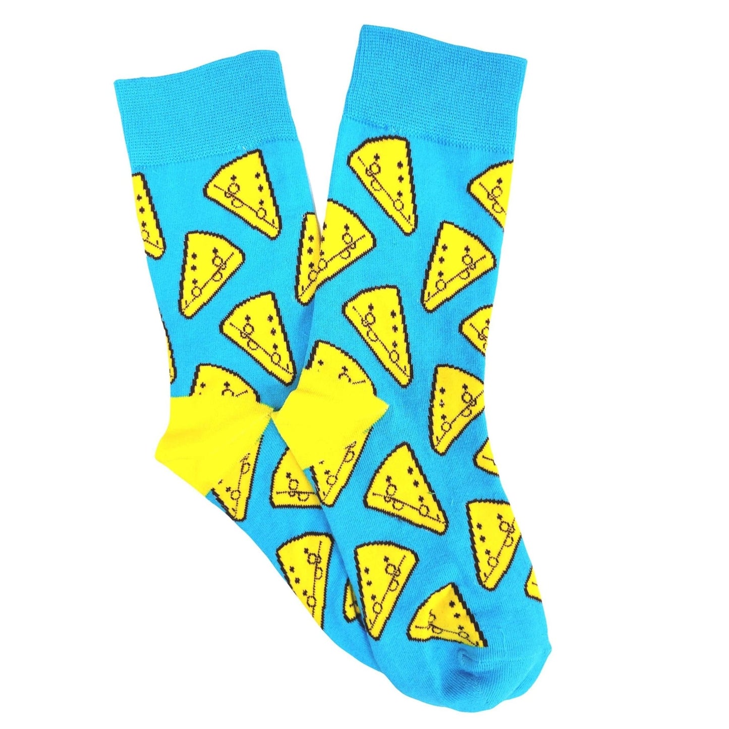 Cheese Wedge Socks from the Sock Panda