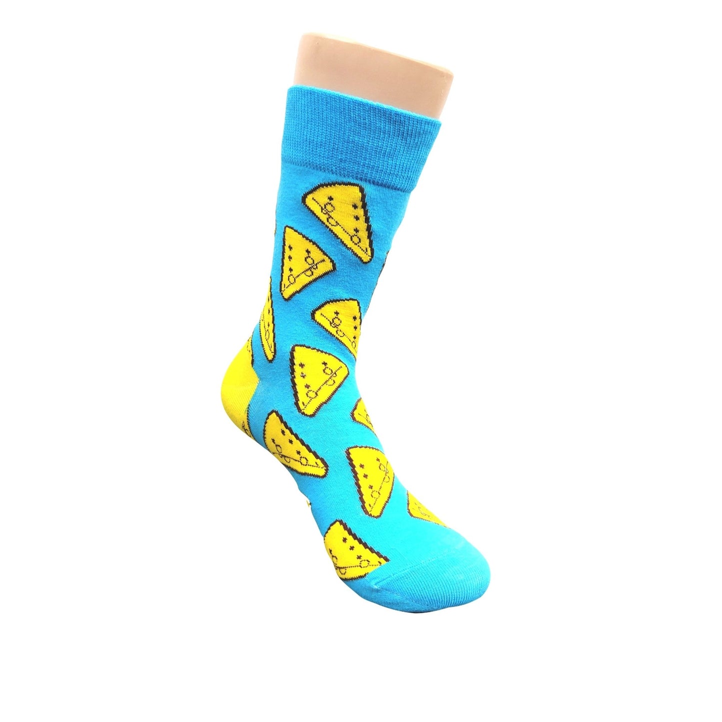 Cheese Wedge Socks from the Sock Panda