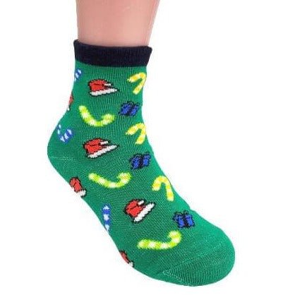 Christmas Holiday Pattern Socks (Ages 1 - 2 & 3 - 5, 5 - 7)