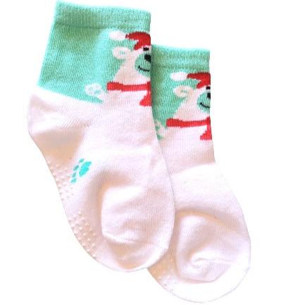 Festive Polar Bear Socks for Kids (Ages 1-7)