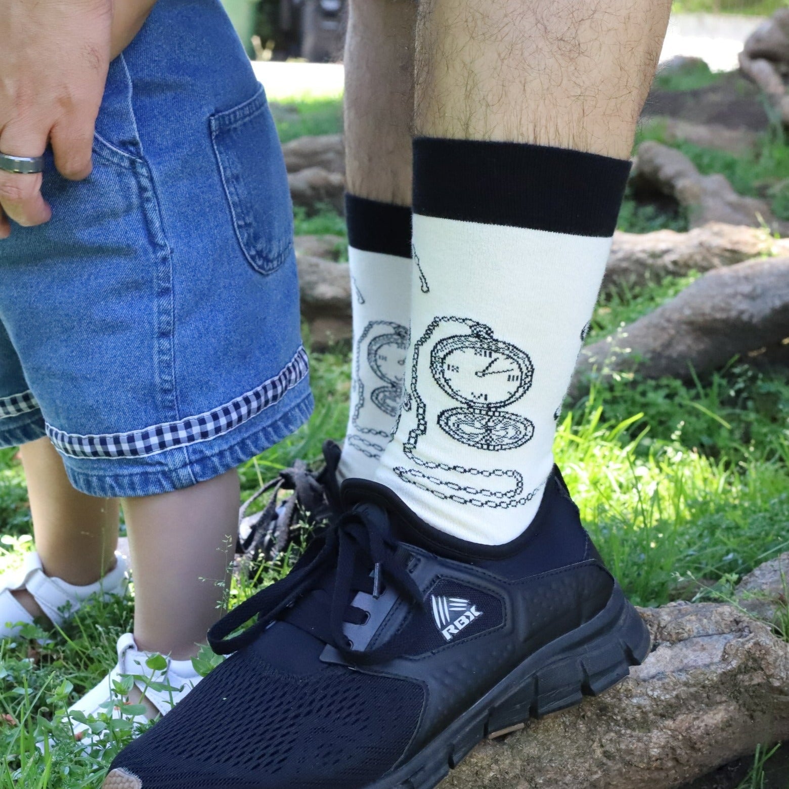 Classic Pocket Watch Socks from the Sock Panda (Adult Large)