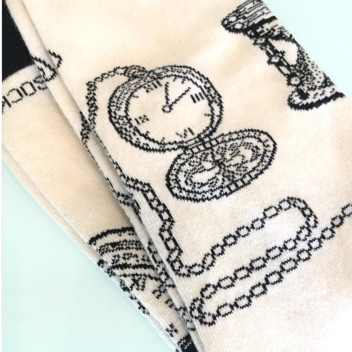Classic Pocket Watch Socks from the Sock Panda (Adult Large)
