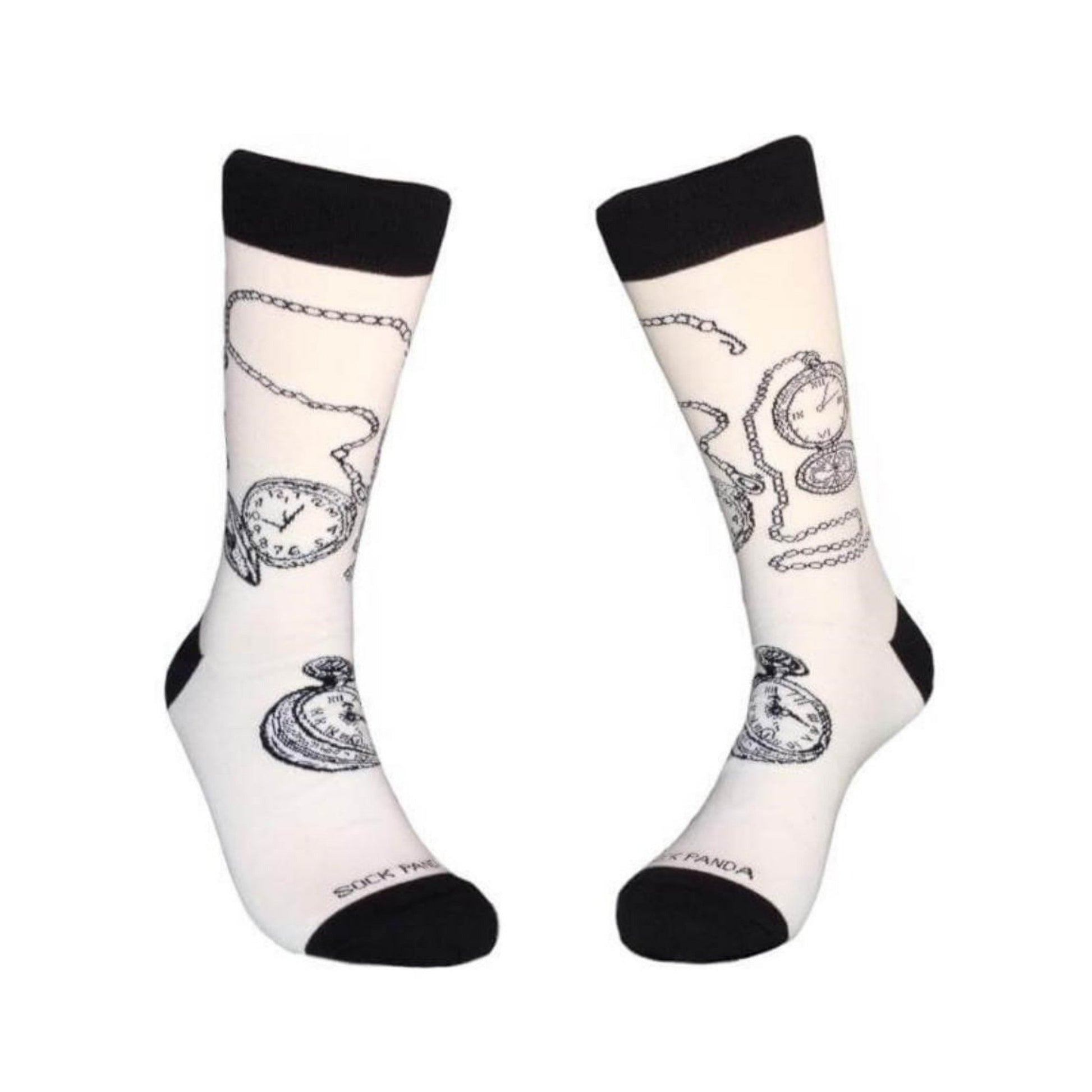 Classic Pocket Watch Socks from the Sock Panda (Adult Large)