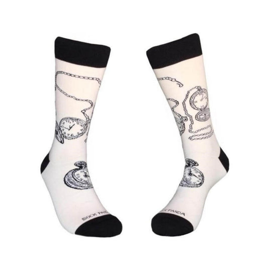 Classic Pocket Watch Socks from the Sock Panda (Adult Large)