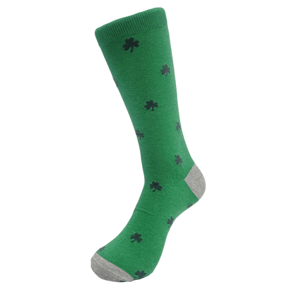 Clover Pattern Socks (Adult Large - Men's Shoe Sizes 8 - 12)