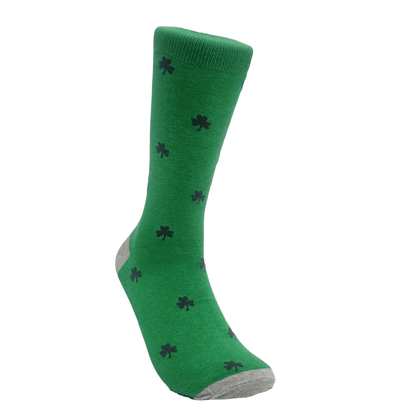 Clover Pattern Socks (Adult Large - Men's Shoe Sizes 8 - 12)