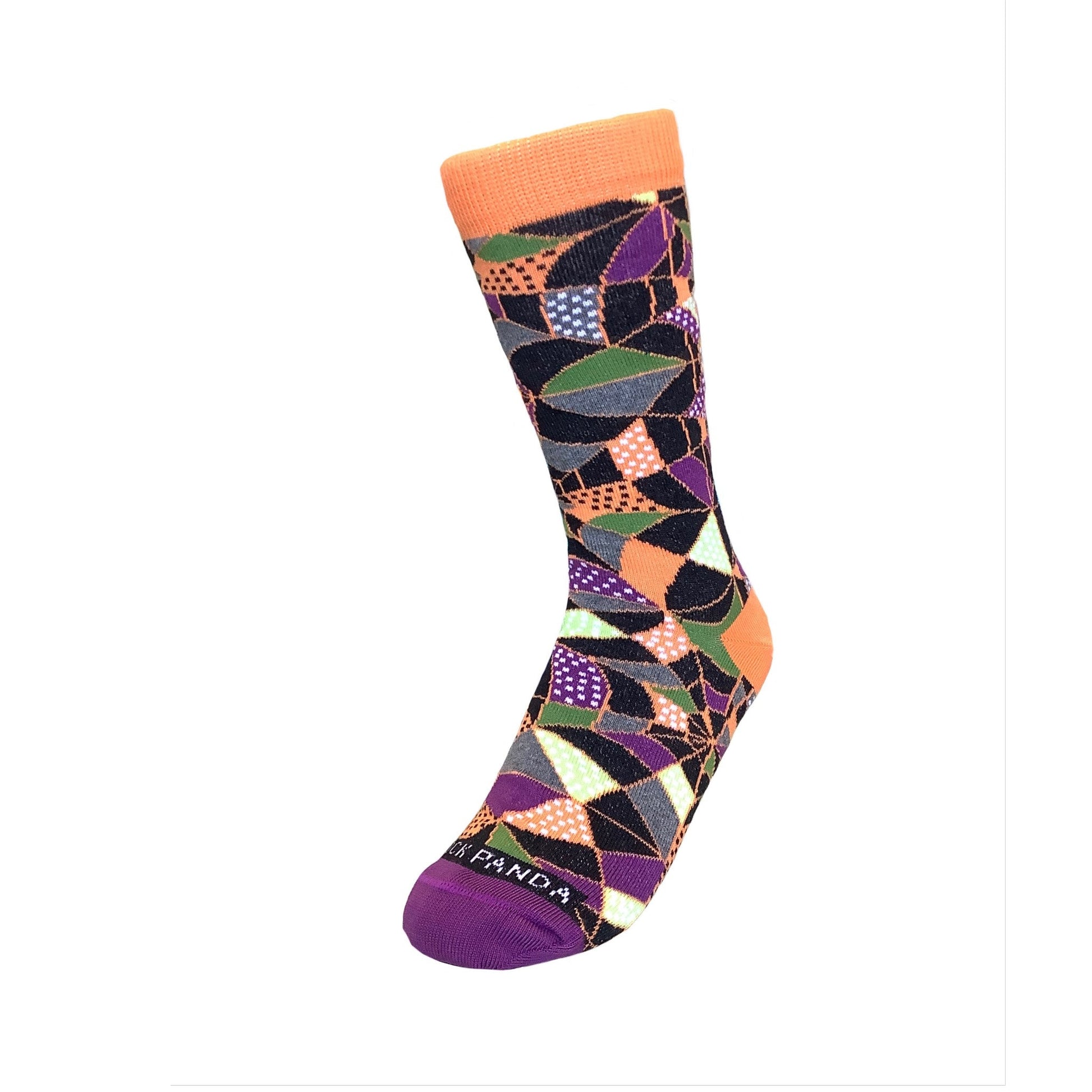 Colorful Spiderweb Pattern Socks from the Sock Panda (Adult Small - Shoe Sizes 2 - 5)