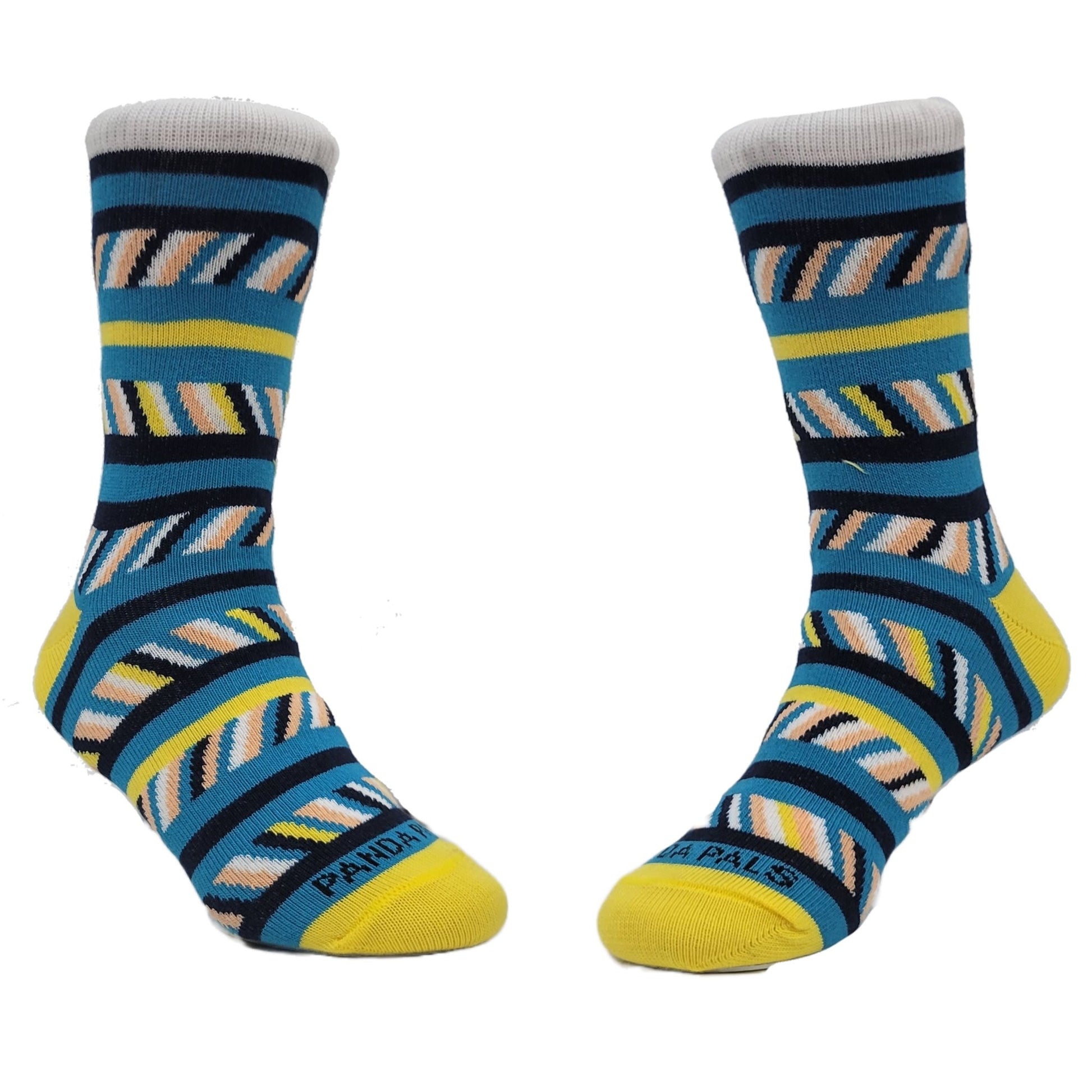 Cool Blue Patterned Socks for Kids from the Sock Panda (Ages 3 - 7)