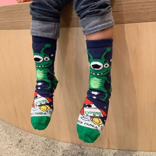 Cotan the Alien Socks (Ages 0 - 7) from the Sock Panda