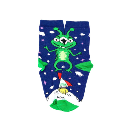 Cotan the Alien Socks (Ages 0 - 7) from the Sock Panda