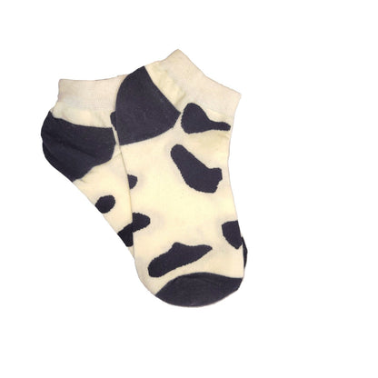 Cow Skin Patterned Socks (Adult Medium - Women's Shoe Sizes 5 - 10)