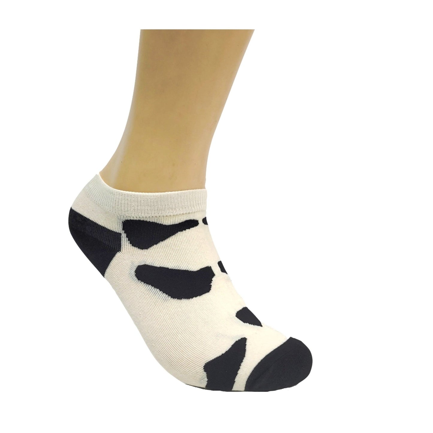 Cow Skin Patterned Socks (Adult Medium - Women's Shoe Sizes 5 - 10)