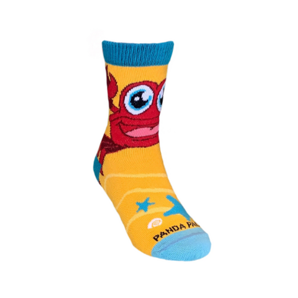 Shelly the Crab Socks (Ages 3-7) from the Sock Panda